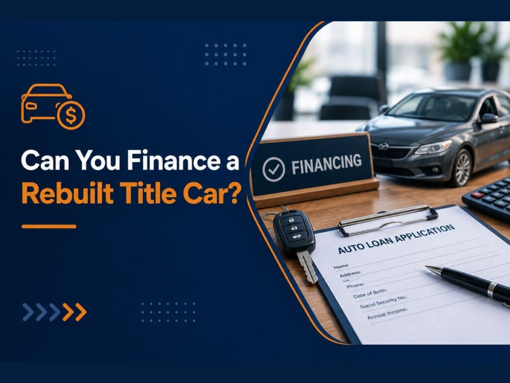 Can you finance a rebuilt title car