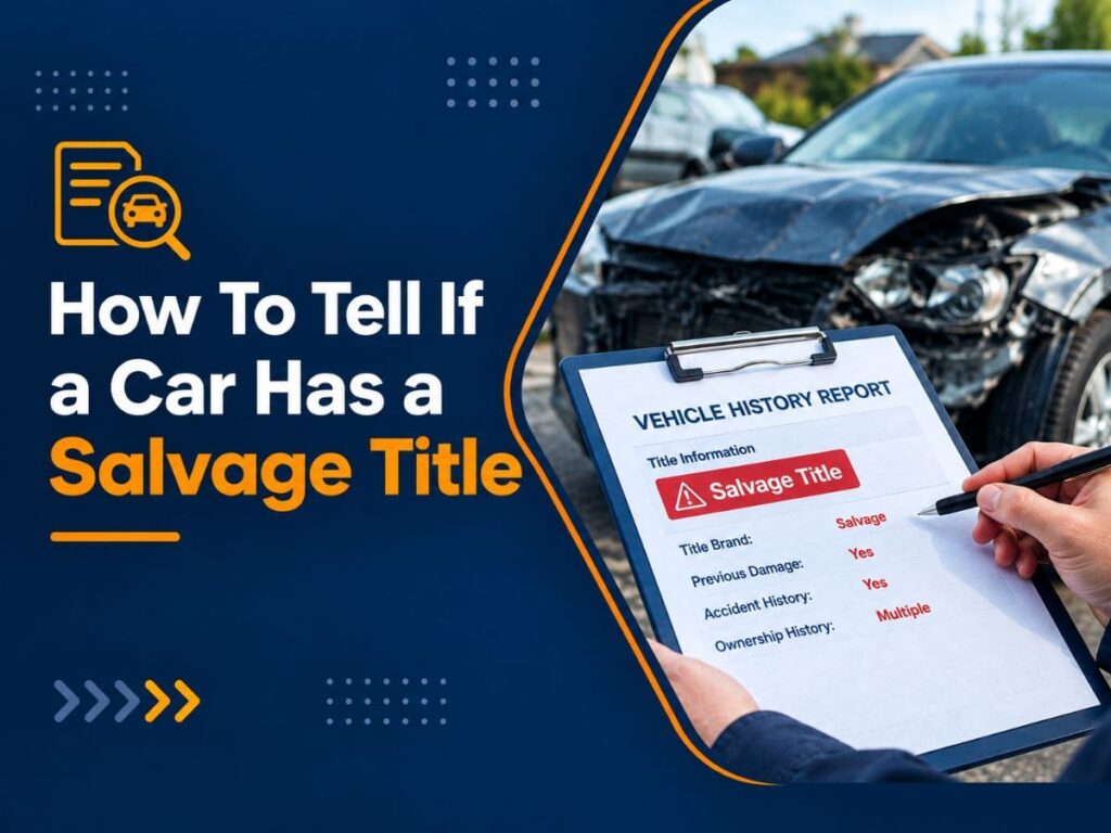 How to Tell If a Vehicle Has a Salvage Title