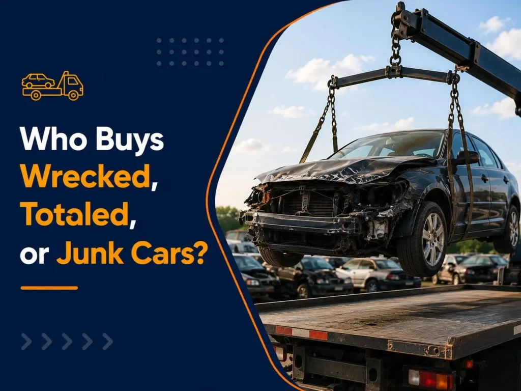 Who Buys Wrecked, Totaled, or Junk Cars